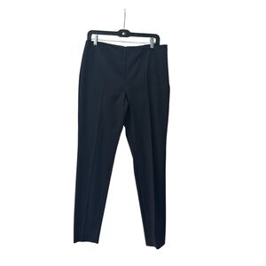 Akris Navy Blue Straight Leg Trouser Pant Size 8